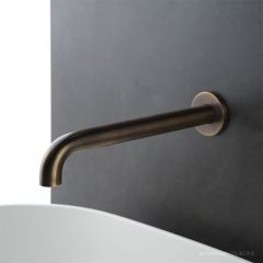 Faucet Strommen Pegasi M Wall Bath Spout 250, Antique Brass Light 30722-84