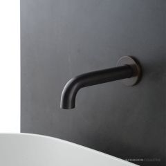 Faucet Strommen Pegasi M Wall Basin Spout 150, Antique Brass Medium 30723-83
