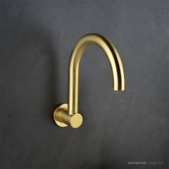 Faucet Strommen Pegasi M Wall Spa Spout 200 Swivel, Brushed Liberty Gold 30729-71