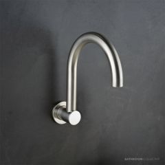 Faucet Strommen Pegasi M Wall Spa Spout 200 Swivel, Brushed New Nickel 30729-72