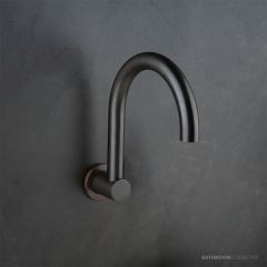 Faucet Strommen Pegasi M Wall Spa Spout 200 Swivel, Antique Brass Medium 30729-83