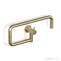 Faucet Strommen Pegasi M Pot Filler Wall, Raw Brushed Brass 30737-91