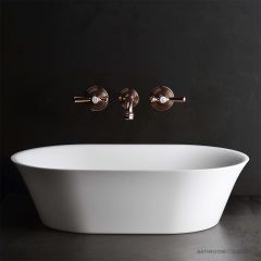 Faucet Strommen Silkstone Fjord Basin, Satin White 30823-33
