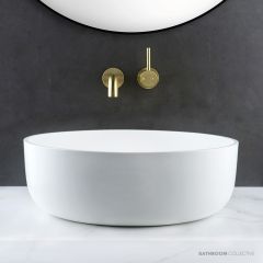 Faucet Strommen Silkstone New Henge Basin , Satin White 30827-33