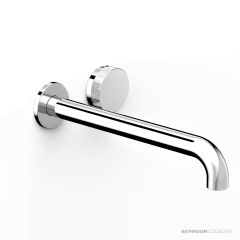 Faucet Strommen Zero Progresiv Knurl Wall Basin Mixer Set, 250 30954