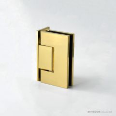 Faucet Strommen Shower Hinge, Glass-to-Wall 90 Degree, Brushed Liberty Gold 34410-71