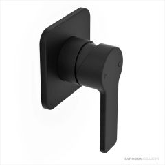 Faucet Strommen Zeos Wall Mixer, Matte Black 35103-78