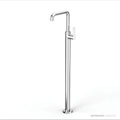 Faucet Strommen Zeos Floor Bath Mixer Square 35135