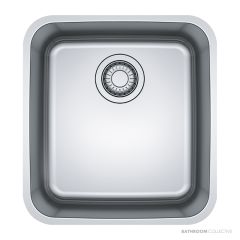 Franke Bell Top & Under Mount Single Bowl Sink 450mm, Stainless BCX210-42