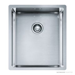 Franke Bolero Top, Flush & Under Mount Single Bowl Sink 400mm, Stainless BOX210-36