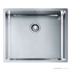 Franke Bolero Top, Flush & Under Mount Single Bowl Sink 540mm, Stainless BOX210-50