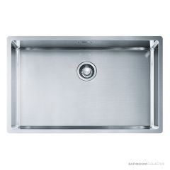 Franke Bolero Top, Flush & Under Mount Single Bowl Sink 720mm, Stainless BOX210-68