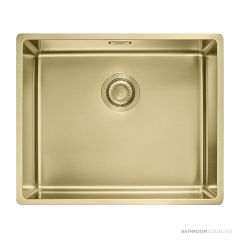 Franke Mythos Masterpiece Top, Flush & Under Mount Single Bowl Sink 540mm, Stainless Steel BXM210-50GD