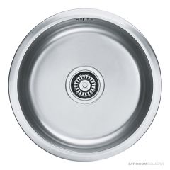 Franke Rambla Topmount Round Single Bowl Sink 440mm, Stainless LUX610