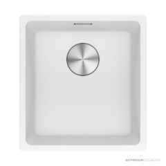 Franke Maris Undermount Single Bowl Sink 403mm, Polar White MRG110-37PW-B