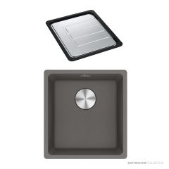 Franke Maris Undermount Single Bowl Sink 403mm, DT651, Stone Grey MRG110-37SG-FPC