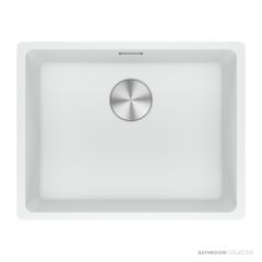 Franke Maris Undermount Single Bowl Sink 553mm, Polar White MRG110-52PW-B