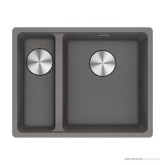 Franke Maris Undermount 1 & 1/2 Double Bowl Sink 553mm, SBL, Stone Grey MRG160SBLSG-B