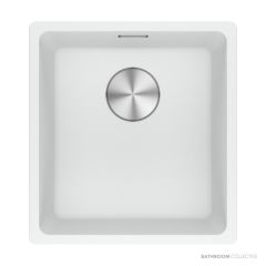 Franke Maris Flushmount Single Bowl Sink 403mm, Polar White MRG210-37PW-B