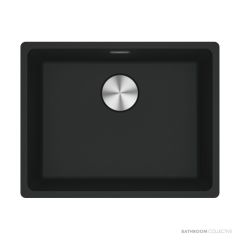 Franke Maris Flushmount Single Bowl Sink 553mm, Matt Black MRG210-52MB-B