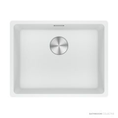 Franke Maris Flushmount Single Bowl Sink 553mm, Polar White MRG210-52PW-B