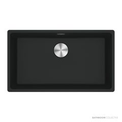 Franke Maris Flushmount Single Bowl Sink 753mm, Matt Black MRG210-72MB-B