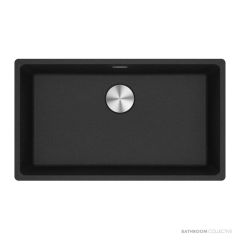 Franke Maris Flushmount Single Bowl Sink 753mm, Onyx MRG210-72ON-B