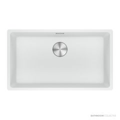 Franke Maris Flushmount Single Bowl Sink 753mm, Polar White MRG210-72PW-B