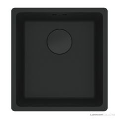 Franke Maris Topmount Single Bowl Sink 410mm, Matt Black MRG610-37B - MB
