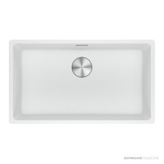 Franke Maris Topmount Single Bowl Sink 760mm, Polar White MRG610-72B - PW