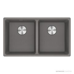 Franke Maris Topmount Double Bowl Sink 760mm, Stone Grey MRG 620/35-35B SG