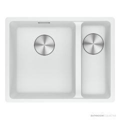 Franke Maris Topmount 1 & 1/2 Double Bowl Sink 560mm, SBR, Onyx MRG 660/34-15 SBR ON