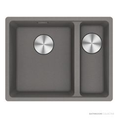 Franke Maris Topmount 1 & 1/2 Double Bowl Sink 560mm, SBR, Stone Grey MRG 660/34-15 SBR SG