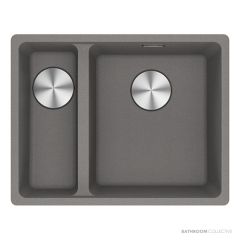 Franke Maris Topmount 1 & 1/2 Double Bowl Sink 560mm, SBL, Stone Grey MRG 660/34-15B SBL SG