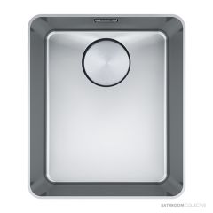 Franke Mythos Top & Flush Mount Single Bowl Sink 352mm, Stainless MYX210-34B
