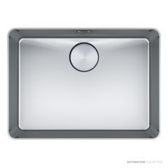 Franke Mythos Top & Flush Mount Single Bowl Sink 562mm, Stainless MYX210-55B