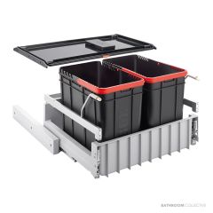 Franke 2 x 21L Bins w/ Cover - Suits 600mm Cabinet SORTER 300-60