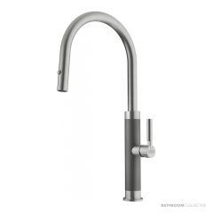 Franke Mythos Masterpiece 218mm Pull Out Sink Mixer, Stainless Steel TA6701