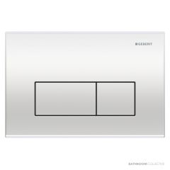 Geberit Kappa50 Flush Button, Matt Chrome Metal 115.260.46.1