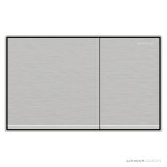 Geberit Sigma60 Flush Button, Brushed Chrome Glass 115.640.GH.1