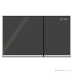 Geberit Sigma60 Flush Button, Black Glass 115.640.SJ.1