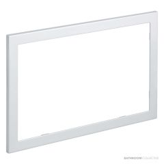 Geberit Sigma60 Flush Button, Brushed Chrome Edge Cover Frame, Metal 115.641.GH.1