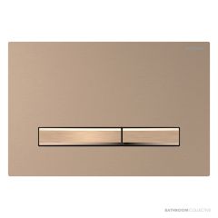 Geberit Sigma50 Flush Button, Red Gold Brushed, Red Gold Trim 115.670.QB.2