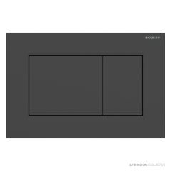 Geberit Sigma30 Flush Button, Finger Print Resistant, Matt Black with Black Trim 115.883.16.1