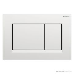 Geberit Sigma30 Flush Button, Matt Chrome, Chrome Trim 115.883.JQ.1