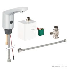 Geberit HyTronic Sensor Tap Typ185 Chrome, with Self Sustaining Power Generator 116.365.21.1