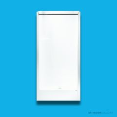Doccia SE25 900 x 900mm Shower Enclosure, Low Step, White SE-25