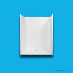 Doccia SE43 1500 x 900mm Shower Enclosure, Low Step, White SE-43