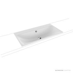 Kaldewei Silenio Built-in Washbasin No Overflow 900 x 460 x 14mm 01-3038