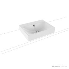 Kaldewei Silenio Countertop Washbasin No Overflow 600 x 460 x 120mm 01-3042